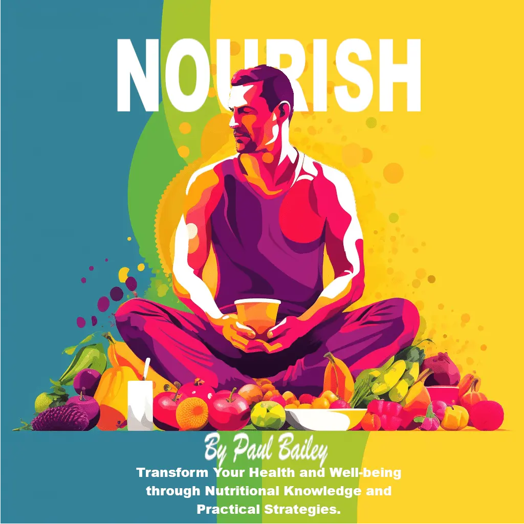 book cover for Nourish: a comprehensive guide to healthy eating